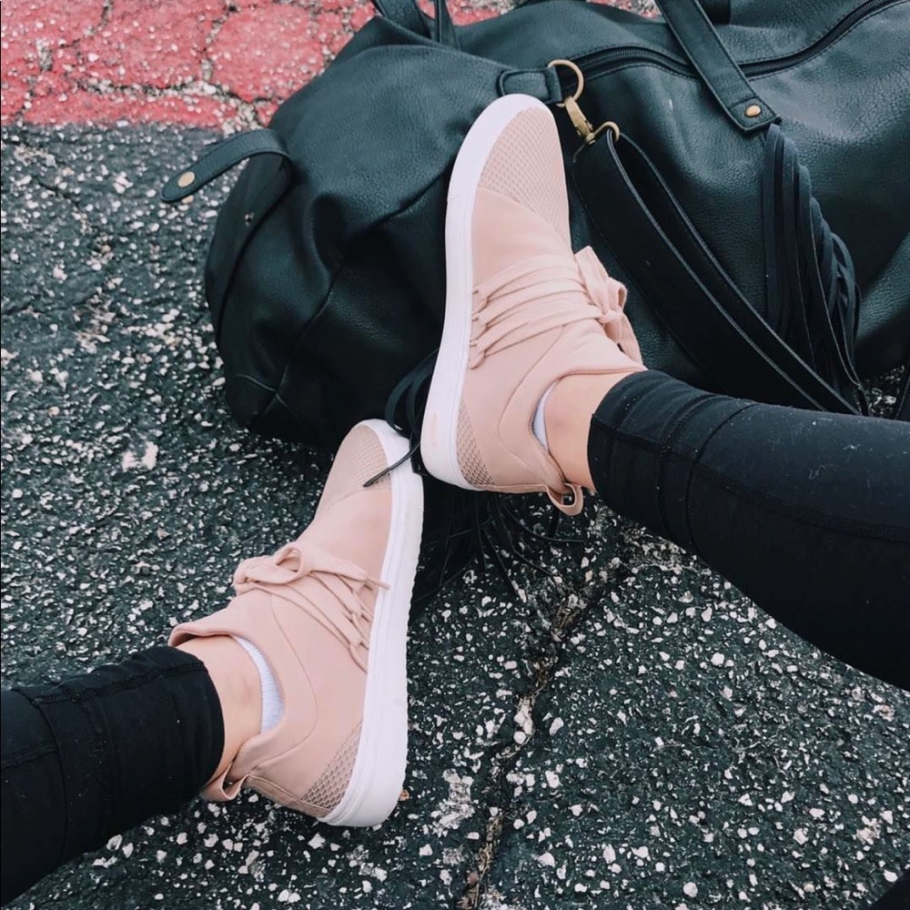 Blush Steve Madden sneakers